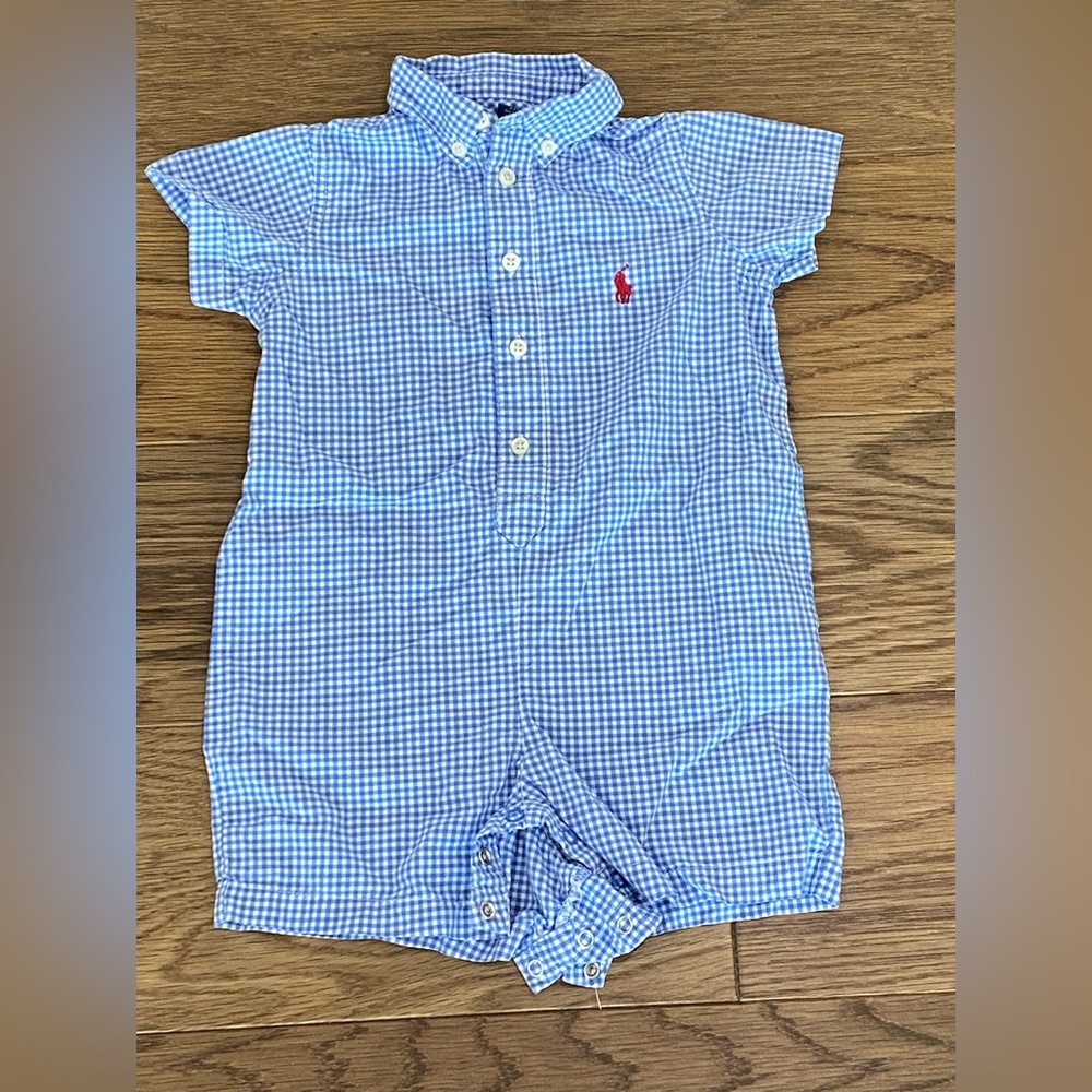 Boys Ralph Lauren one piece, 18M
